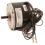 Condenser Fan Motor, 1/8 hp, 1075 rpm, 1-Speed, CW, 208/230V