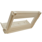 Condensate Drain Pan, 2 Row, N-Coil Up, 14.5