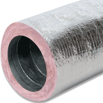 KM Insulated Flex-Vent, 4"x25' Silver Jack R6 Bag